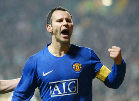 CL: Ryan Giggs, Celtic v Manchester United (PA)