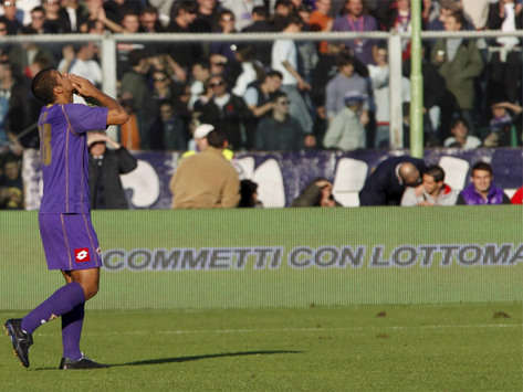 Felipe Melo, primo goal in viola durante Fiorentina-Atalanta - Serie A (Grazia Neri)