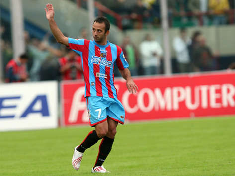 Giuseppe Mascara ha fatto goal in Catania-Cagliari - Serie A (Grazia Neri)