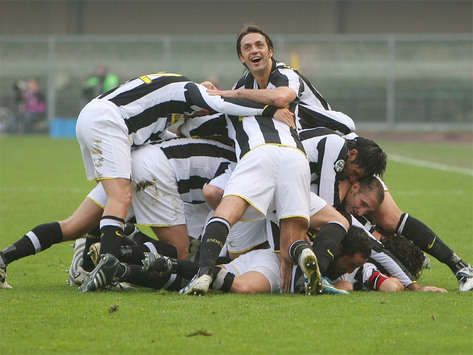 Juventus celebrates - Chievo-Juventus - Serie A (Grazia Neri)