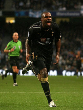 EPL: Darren Bent, Manchester City v Tottenham Hotspur (PA)