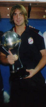 Smiling Sebastian Leonel Cuerdo of Arsenal