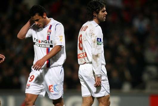 Coupe de la Ligue : Fred & Juninho (Lyon)
