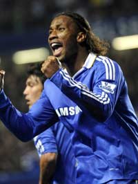 CC: Didier Drogba, Chelsea - Burnley (PA)