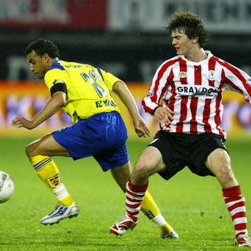 Rachid El Khalifi - Erik Falkenburg, Cambuur - Sparta (foto PRO SHOTS)
