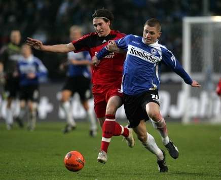 Bielefeld Artur Wichniarek bewies mal wieder Torriecher (firo)