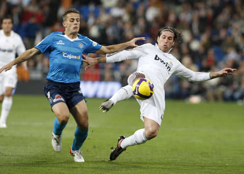 Sergio Ramos, Real Madrid-Recreativo DE hUELVA (MARCA)