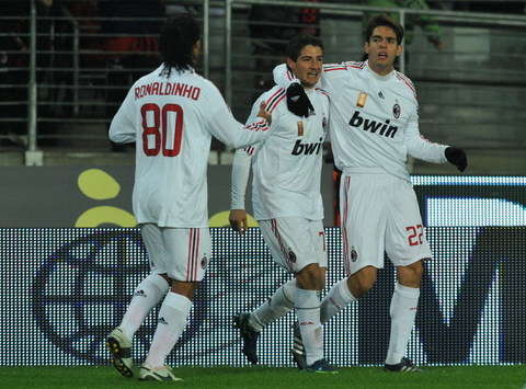 Kaka-Ronaldinho-Pato Torino-Milan Serie A (Grazia Neri)
