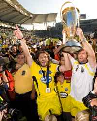 MLS Cup Final: Columbus Crew celebrate, November 2008 (ISI)