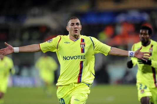 Benzema - Fiorentina-Lione Champions League (Grazia Neri)