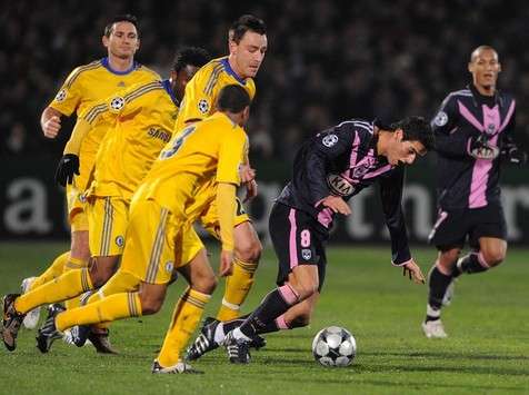 Champions League : Yohann Gourcuff (Bordeaux) vs John Terry (Chelsea)