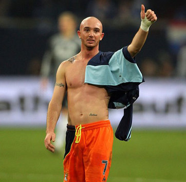 Uefa Cup: Schalke - Manchester City, Stephen Ireland (PA)