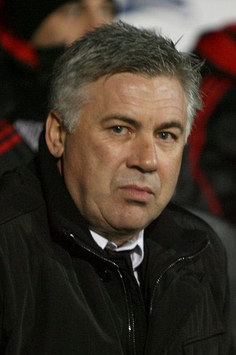 UEFA CUP: Carlo Ancelotti, Portsmouth v AC Milan (PA)
