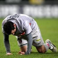Down & Out: Ludovic Giuly rues Paris Saint-Germain's weekend defeat to Stade Rennes.