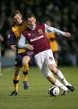 CC: Chris McCann - Mark Randall, Burnley - Arsenal (PA)