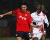 Uefa Cup : Deividas Semberas (CSKA Moscow) vs Issiar Dia (AS Nancy)