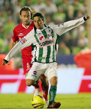 Walter Jimenez y Martin Romagnoli- Santos Laguna vs Toluca (Mexsport)