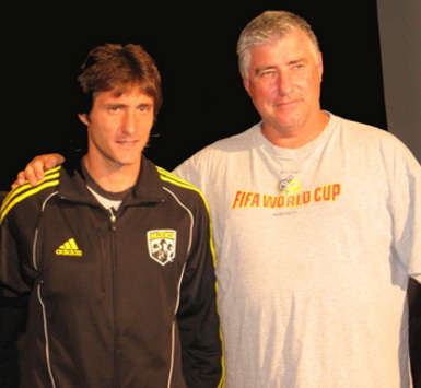 Guillermo Barros Schelotto, Sigi Schmid - Andrea Canales