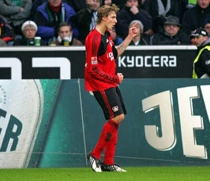 Stephan Kiessling traf in Mönchengladbach (firo)