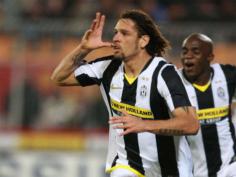 Amauri è l'uomo da tre punti per i bianconeri - Lecce-Juventus - Serie A (Grazia Neri)