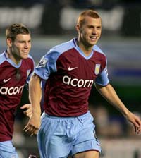 EPL Steve Sidwell, Everton v Aston Villa (PA)