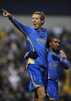 EPL: Peter Crouch, West Bromwich Albion - Portsmouth (PA)