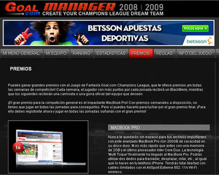 Goal.com Manager - Spain