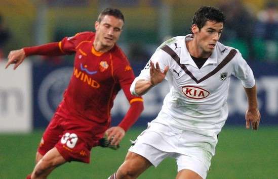 Champions League : Matteo Brighi (AS Roma) vs Yohan Gourcuff (Bordeaux)