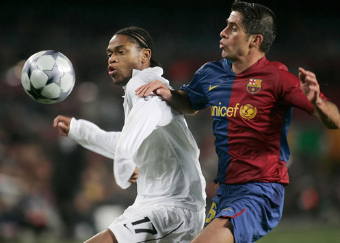 Luiz Adriano, Sylvinho, Barcelona-Shakhtar Donetsk (Marca)