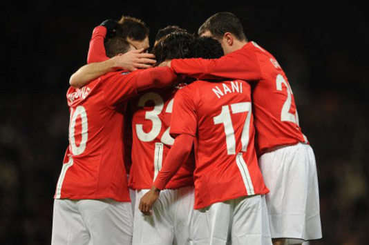 CL: Carlos Tevez, Manchester United - AaB Alborg (PA)