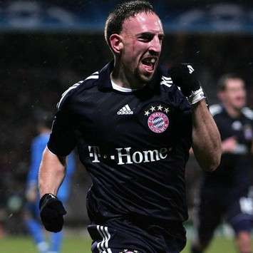 Franck Ribery jubelt über Treffer in Lyon