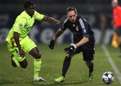 Champions League : Lamine Gassama (Lyon) vs Franck Ribery (Bayern Munich)