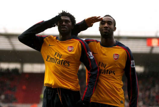 EPL: Emmanuel Adebayor, Middlesbrough - Arsenal (PA)