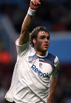 EPL: Johan Elmander, Aston Villa - Bolton Wanderers (PA)