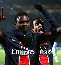 Ligue : Stephane Sessegnon & Ludovic Giuly (Paris SG)