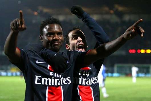 Ligue : Stephane Sessegnon & Ludovic Giuly (Paris SG)