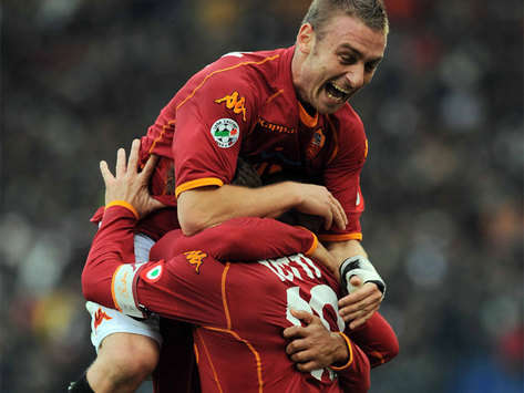 Daniele De Rossi & Francesco Totti - Roma-Cagliari - Serie A (Grazia Neri)