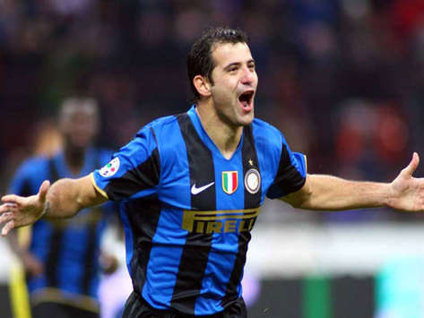 Dejan Stankovic in goal durante Inter-Chievo - Serie A (Grazia Neri)