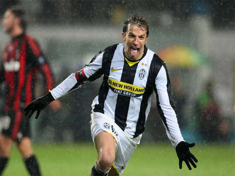 Juventus' renaissance man Alessandro Del Piero helped to put Milan to the sword (Grazia Neri)