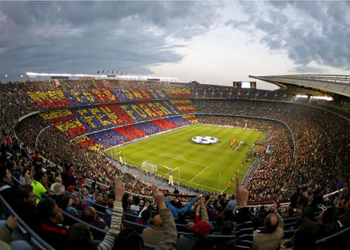 A stunning aerial view of Barcelona's majestic yet imposing Camp Nou (Marca)