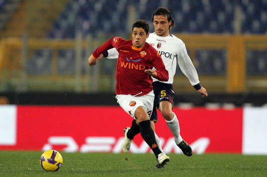 İtalya Kupası: Cicinho (Roma) - Volpi (Bologna) (Grazia Neri)