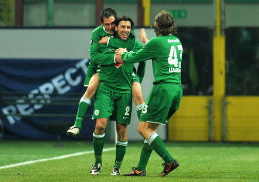 Zaccardo - Milan-Wolfsburg Uefa Cup (Grazia Neri)