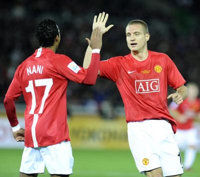 FCWC: Nemanja Vidic and Nani, Manchester United - Gamba Osaka 