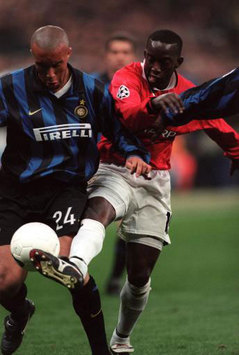 Dwight Yorke - Mickael Silvestre，Manchester United - Inter Milan (PA)