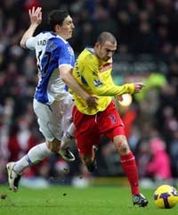 EPL: Keith Andrews - Danny Higginbotham, Blackburn Rovers - Stoke City (PA)