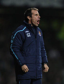 EPL: Gianfranco Zola, West Ham United v Aston Villa (PA)