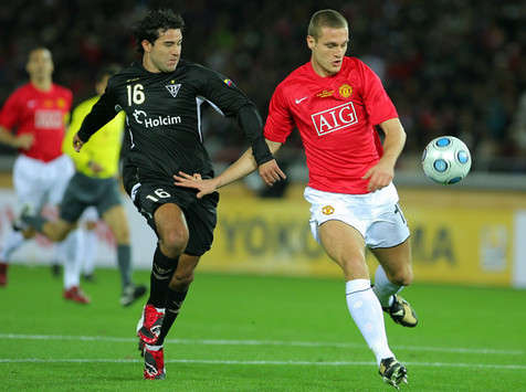 CWC: Claudio Bieler-Nemanja Vidic - Liga LDU - Manchester United (Mexsport)