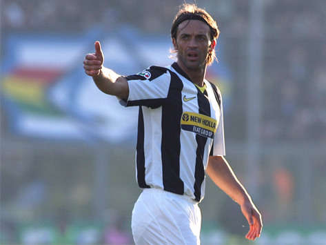 Defender Nicola Legrottaglie, a surprise scorer for Juventus against Atalanta.