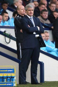 EPL: Mark Hughes, West Bromwich Albion v Manchester City (PA)