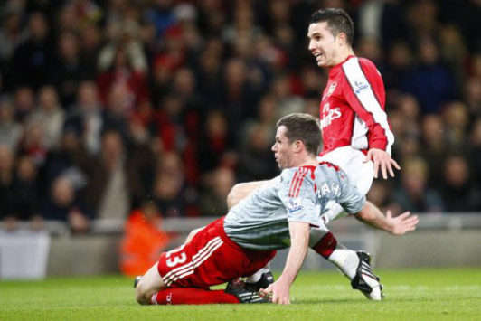 EPL: Robin Van Persie, Arsenal - Liverpool (PA)